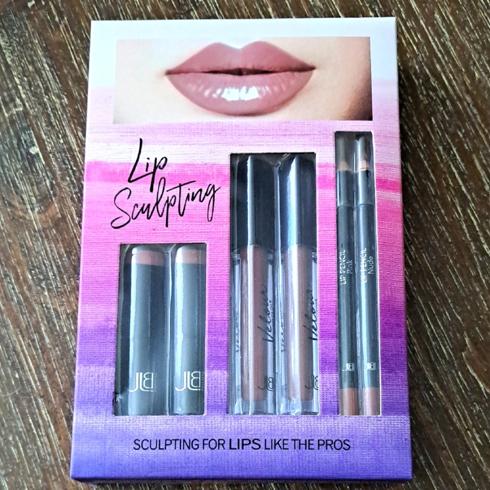 Pro Lip Sculpting 6 pc NIB Sealed JLB 2 each Lipstick, Lip Gloss & Lip Pencils